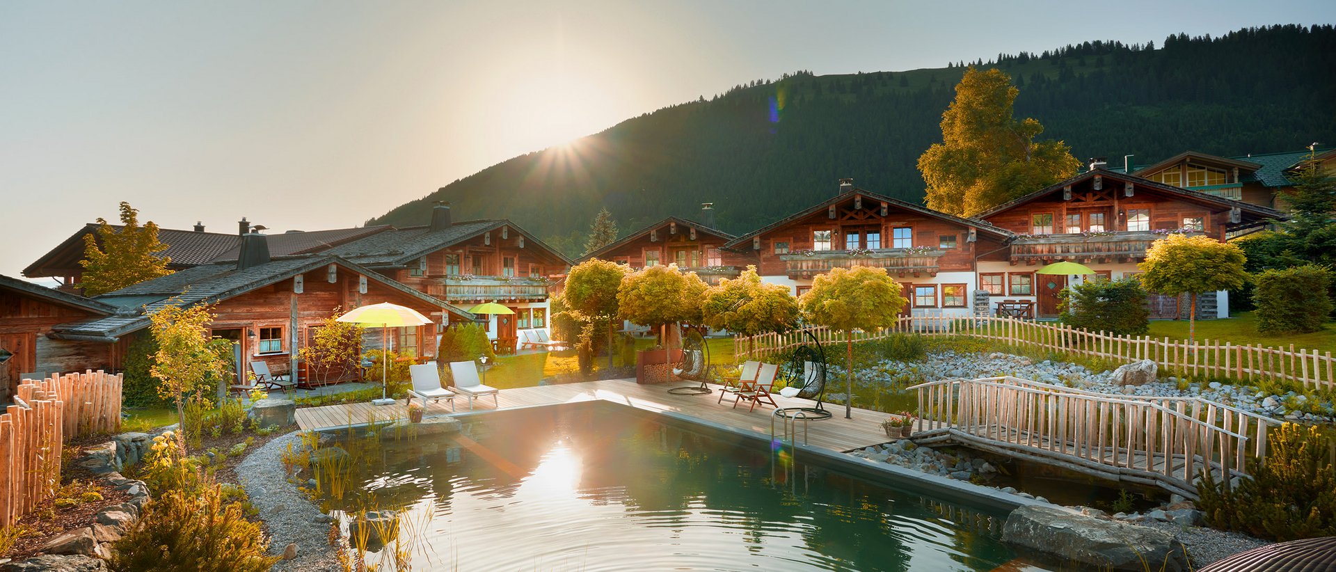 Urlaub im Hüttendorf